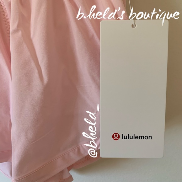 lululemon Track That High-Rise Lined Short 3" Strawberry Milkshake Sz 2 New NWT - Picture 5 of 12